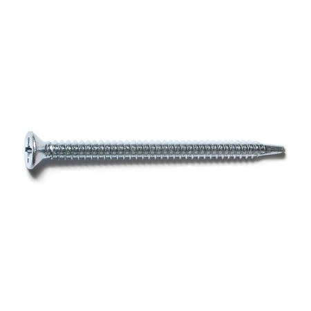 Midwest Fastener Self-Drilling Screw, #12 x 3 in, Zinc Plated Steel Flat Head Phillips Drive, 100 PK 50908